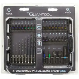 Jeu d'embouts & de m&egrave;ches, bo&icirc;te de 37 pi&egrave;ces - Quantool photo du produit