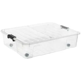 Bo&icirc;te de rangement HOME BOX BEDROLLER XL, 49 L - Plast Team photo du produit