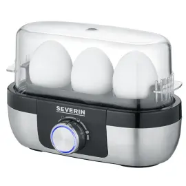 Cuiseur &agrave; oeufs EK 3163, pour 3 oeufs, inox / noir - Severin photo du produit