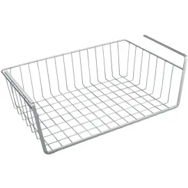 Panier suspendu Kanguro 40, argent m&eacute;tallis&eacute; - Metaltex photo du produit