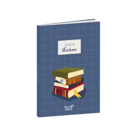Carnet de lecture Fran&ccedil;ais - Carnets th&eacute;matiques Livres - 15x21 cm - Papier Clairefontaine blanc - Fabrication fran&ccedil;aise - Quo Vadis photo du produit