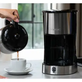 Machine &agrave; caf&eacute; thermos KA 3805, argent / noir - Clatronic photo du produit