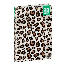 Agenda ann&eacute;e scolaire 2026-2027 Hebdocolor 21 - Semainier Horizontal Fran&ccedil;ais - Canopy Panth&egrave;re - 12 mois de ao&ucirc;t &agrave; juillet - 15x21 cm - Quo Vadis photo du produit