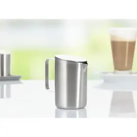 Pot &agrave; lait avec couvercle VISTA, rond, argent - Esmeyer photo du produit