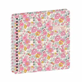 Agenda ann&eacute;e scolaire spiral&eacute; 2026-2027 Ex&eacute;cutif S Septembre - Semainier Planning Fran&ccedil;ais - Egeo liberty - 13 mois de ao&ucirc;t &agrave; ao&ucirc;t - 16x16 cm - Quo Vadis photo du produit