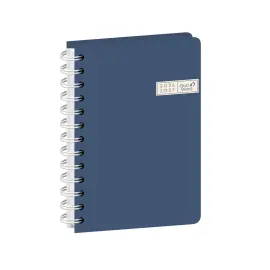 Agenda ann&eacute;e scolaire spiral&eacute; 2026-2027 Eurotextagenda S - Journalier Multilingue - Egeo - 12 mois de ao&ucirc;t &agrave; juillet - Blanc- 12x17 cm - Quo Vadis photo du produit