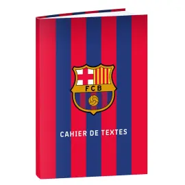 Cahier de textes Fran&ccedil;ais Barcelona Logo Journalier - 15x21 cm - Papier Clairefontaine blanc - Fabrication fran&ccedil;aise - Quo Vadis photo du produit