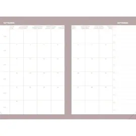 Recharge agenda 2027 Ministre Color - Semainier Planning Multilingue - 13 mois de d&eacute;cembre &agrave; d&eacute;cembre - 16x24 cm - Papier Clairefontaine blanc - Fabrication fran&ccedil;aise - Quo Vadis photo du produit