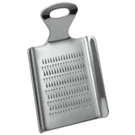 R&acirc;pe &agrave; gingembre/ail, inox, argent - Metaltex photo du produit