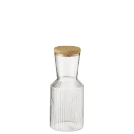 Carafe en verre LINES, 1 litre, transparent - APS photo du produit