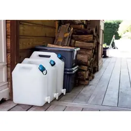 Jerrican alimentaire Extra Fort, 20 litres, blanc - Eda Fontaine photo du produit