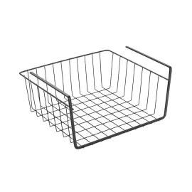 Panier suspendu Kanguro 40 LAVA, noir mat - Metaltex photo du produit