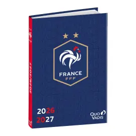 Agenda ann&eacute;e scolaire 2026-2027 Eurotextagenda Journalier Multilingue FFF Fiers - 12 mois de ao&ucirc;t &agrave; juillet - 12x17 cm - Quo Vadis photo du produit