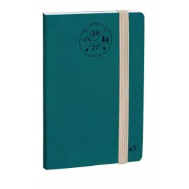 Agenda 16 mois 2026-2027 Planning 21 SD - Semainier Notes Multilingue - Everest Vert - 16 mois de septembre &agrave; d&eacute;cembre - 15x21 cm - Quo Vadis photo du produit