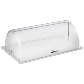 Cloche Rolltop r&eacute;cipients et plateaux, transparent - APS photo du produit