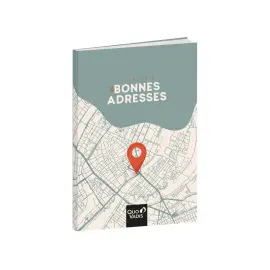 Carnet de bonnes adresses Fran&ccedil;ais - Carnets th&eacute;matiques - Blanc - 15x21 cm - Papier Clairefontaine blanc - Fabrication fran&ccedil;aise - Quo Vadis photo du produit