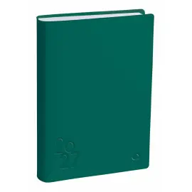 Agenda ann&eacute;e scolaire 2026-2027 Eurotextagenda - Journalier - Multilingue - Touch - Vert - 12 mois de ao&ucirc;t &agrave; juillet - 12x17 cm - Papier Clairefontaine blanc - Fabrication fran&ccedil;aise - Quo Vadis photo du produit