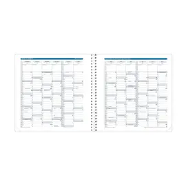 Recharge agenda ann&eacute;e scolaire spiral&eacute; 2026-2027 Ex&eacute;cutif S Septembre - Semainier Planning Fran&ccedil;ais - 13 mois de ao&ucirc;t &agrave; ao&ucirc;t - 16x16 cm - Quo Vadis photo du produit