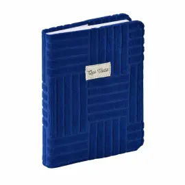 Agenda ann&eacute;e scolaire 2026-2027 Eurotextagenda - Journalier - Multilingue - Th&eacute;a - Bleu - 12 mois de ao&ucirc;t &agrave; juillet - 12x17 cm - Papier Clairefontaine blanc - Quo Vadis photo du produit