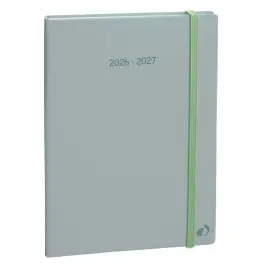 Agenda ann&eacute;e scolaire 2026-2027 Ministre Septembre Color - Semainier Planning - Multilingue - Pastel - Vert clair - 13 mois de ao&ucirc;t &agrave; ao&ucirc;t - 16x24 cm - Quo Vadis photo du produit