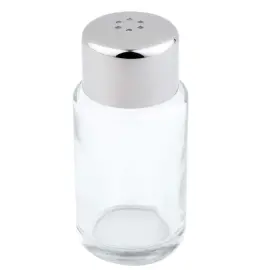 Sali&egrave;re/poivri&egrave;re, verre/acier inoxydable, 18 trous - APS photo du produit
