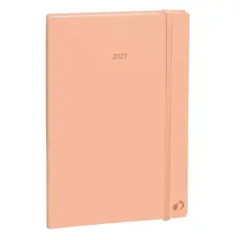 Agenda 2027 Ministre Color - Semainier Planning Multilingue - Pastel Orange - 13 mois de d&eacute;cembre &agrave; d&eacute;cembre - 16x24 cm - Papier Clairefontaine blanc - Fabrication fran&ccedil;aise - Quo Vadis photo du produit