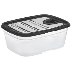 R&acirc;pe avec r&eacute;cipient, transparent/noir - Gastromax photo du produit