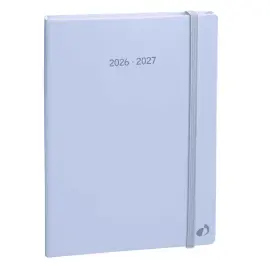 Agenda ann&eacute;e scolaire 2026-2027 Ministre Septembre Color - Semainier Planning - Multilingue - Pastel - Bleu clair - 13 mois de ao&ucirc;t &agrave; ao&ucirc;t - 16x24 cm - Quo Vadis photo du produit