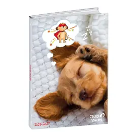 Agenda ann&eacute;e scolaire 2026-2027 Eurotextagenda - Journalier - Multilingue - Mes potes &agrave; pattes mignons Chien - 12 mois de ao&ucirc;t &agrave; juillet - 12x17 cm - Quo Vadis photo du produit