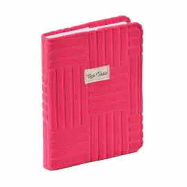 Agenda ann&eacute;e scolaire 2026-2027 Eurotextagenda - Journalier Multilingue - Th&eacute;a Rose - 12 mois de ao&ucirc;t &agrave; juillet - 12x17 cm - Papier Clairefontaine blanc - Quo Vadis photo du produit
