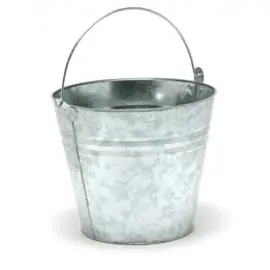 Seau m&eacute;tal galvanis&eacute; photo du produit