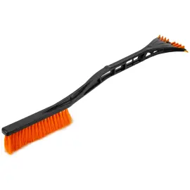 Bradas Gratte-givre avec balai &agrave; neige, 600 mm, noir/orange photo du produit