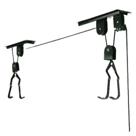 FISCHER Porte-v&eacute;lo &eacute;l&eacute;vateur PLUS, capacit&eacute;: 30 kg, noir photo du produit