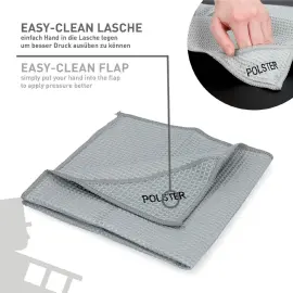 NIGRIN chiffon en microfibres, pour coussins, chiffon en photo du produit