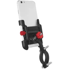 LogiLink Support de smartphone pour v&eacute;lo, droit, noir/rouge photo du produit