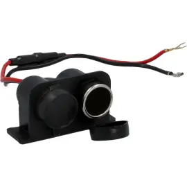 cartrend Prise de courant double, 6 & 12 V, max 8 A chacun photo du produit