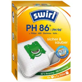 swirl Sac d'aspirateur PH 86/PH 96, avec filtre MicroporPlus photo du produit