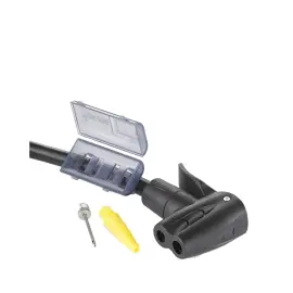 FISCHER Fahrrad-Standpumpe Duokopf, f&uuml;r alle Ventile photo du produit