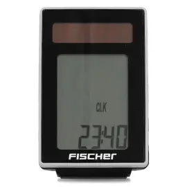 FISCHER Ordinateur de v&eacute;lo radio solaire, 22 fonctions photo du produit