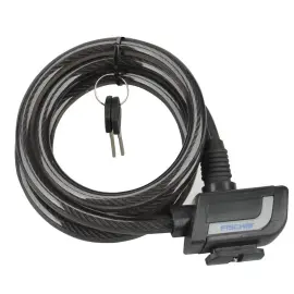 FISCHER C&acirc;ble antivol pour v&eacute;lo, longueur : 1.200 mm, noir photo du produit