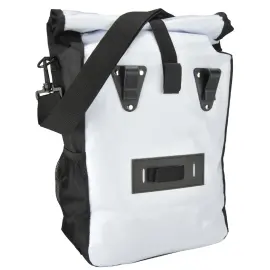 FISCHER Sacoche de v&eacute;lo Coursier, blanc / noir photo du produit