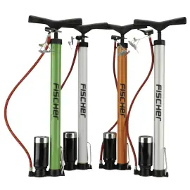 FISCHER Pompe &agrave; air verticale pour v&eacute;lo, en alu, toute valve photo du produit
