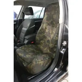 IWH Housse de si&egrave;ge auto 'Camouflage', vert olive photo du produit