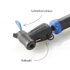 FISCHER Mini pompe &agrave; air pour v&eacute;lo, longueur: 265 mm photo du produit