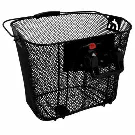 FISCHER Panier pour guidon de v&eacute;lo, fixation rapide, noir photo du produit