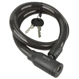 FISCHER C&acirc;ble antivol, longueur: 800 mm, noir photo du produit