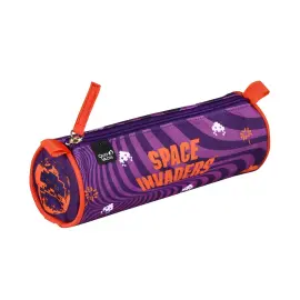 Trousse ronde Space invaders - 23x8x8 cm - Quo vadis photo du produit