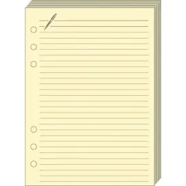Fiches notes T17 ivoire recharge - 10x17 cm - Lign&eacute;es - Quo vadis photo du produit