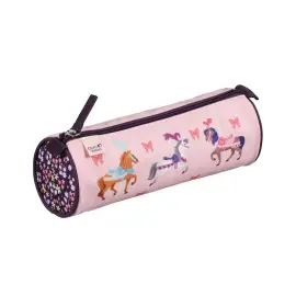 Trousse ronde Louise & Arthur - 23x8x8 cm - Quo vadis photo du produit