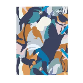 Mini chemise 3 rabats &eacute;lastique Jungle spirit - 12x16 cm - Quo vadis photo du produit